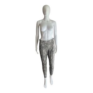 Old Navy Leopard Print Stevie High Rise Pants Size M